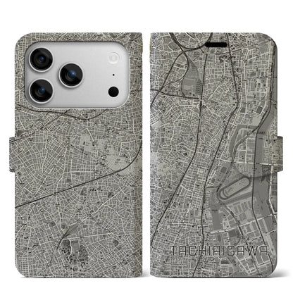 【立会川（東京都）】地図柄iPhoneケース（手帳タイプ）