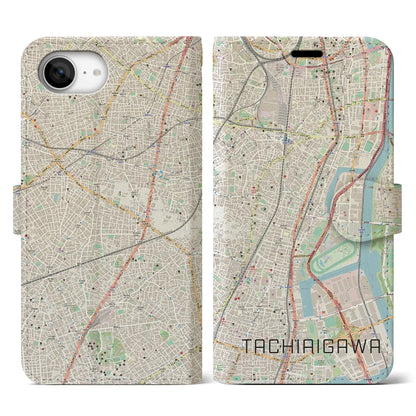 【立会川（東京都）】地図柄iPhoneケース（手帳タイプ）