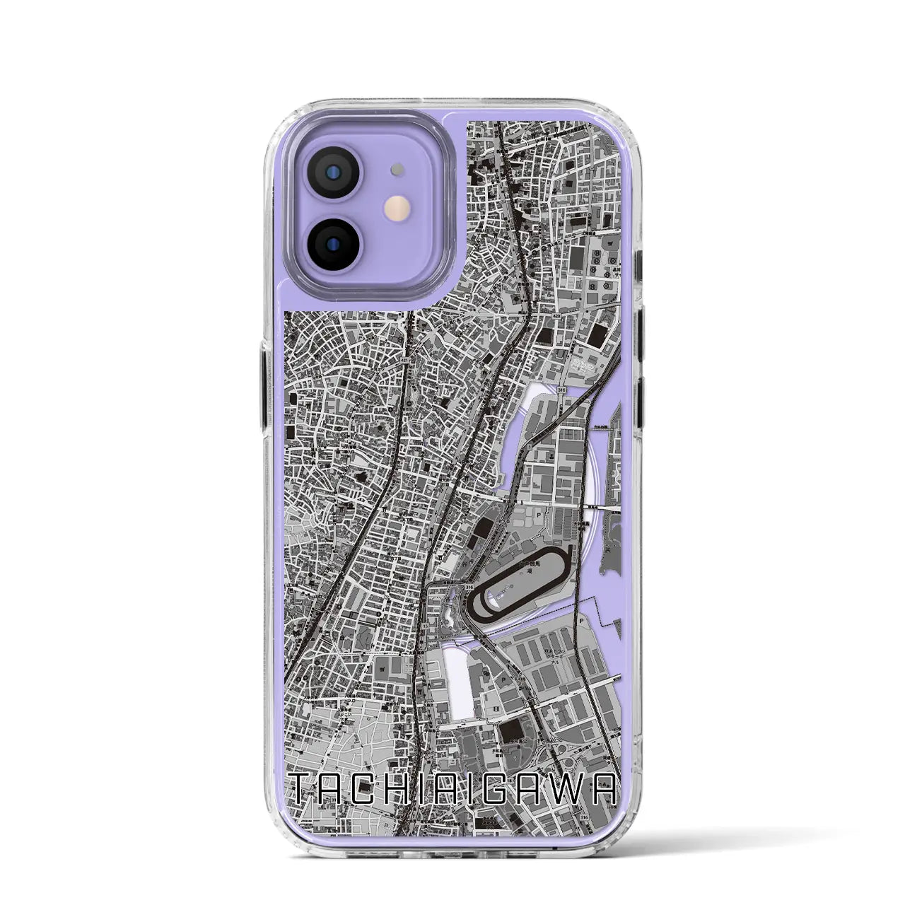 【立会川（東京都）】地図柄iPhoneケース（MagSafeタイプ）