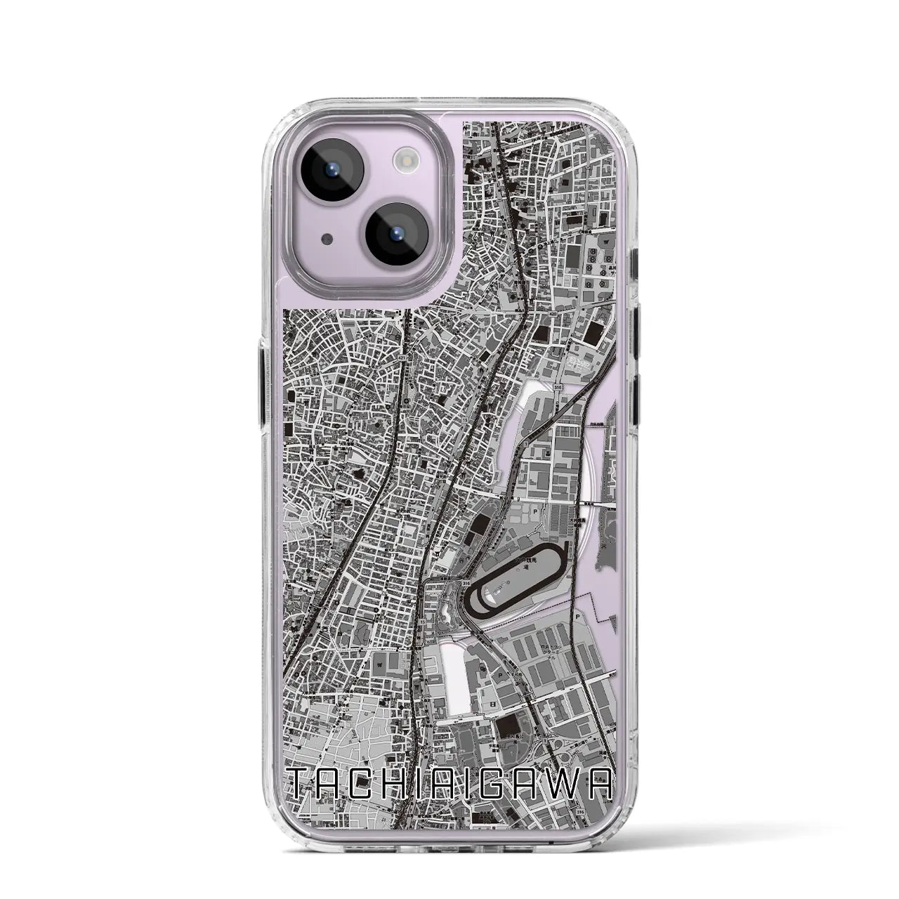 【立会川（東京都）】地図柄iPhoneケース（MagSafeタイプ）