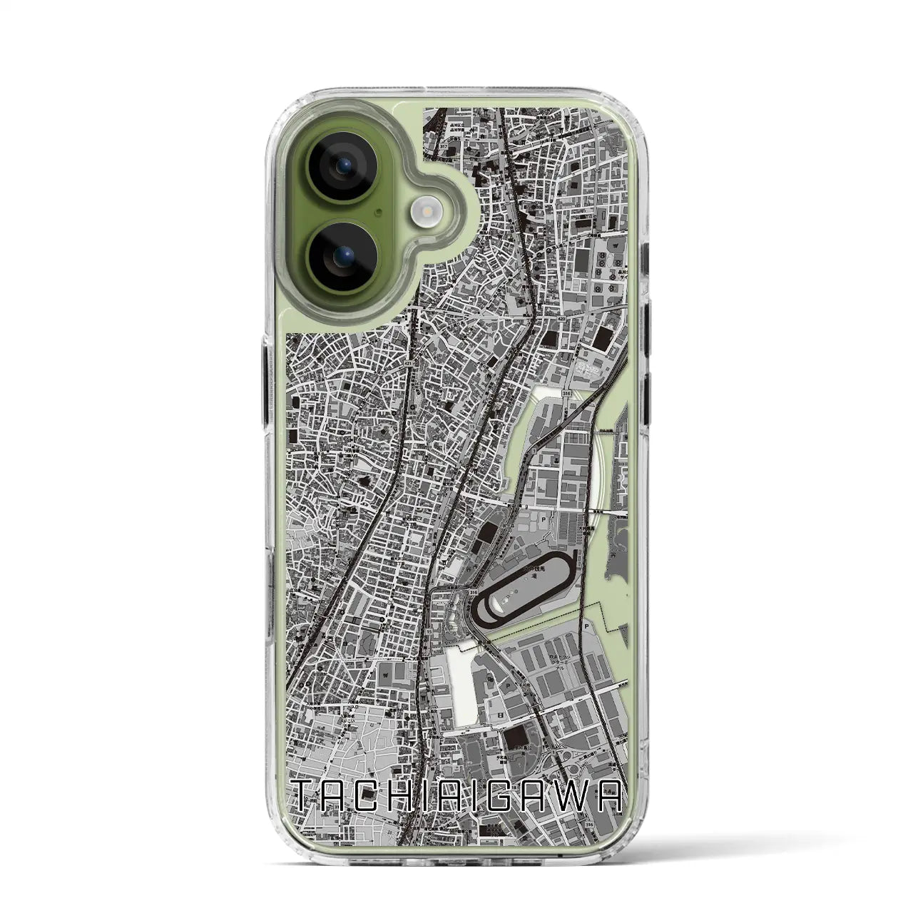 【立会川（東京都）】地図柄iPhoneケース（MagSafeタイプ）