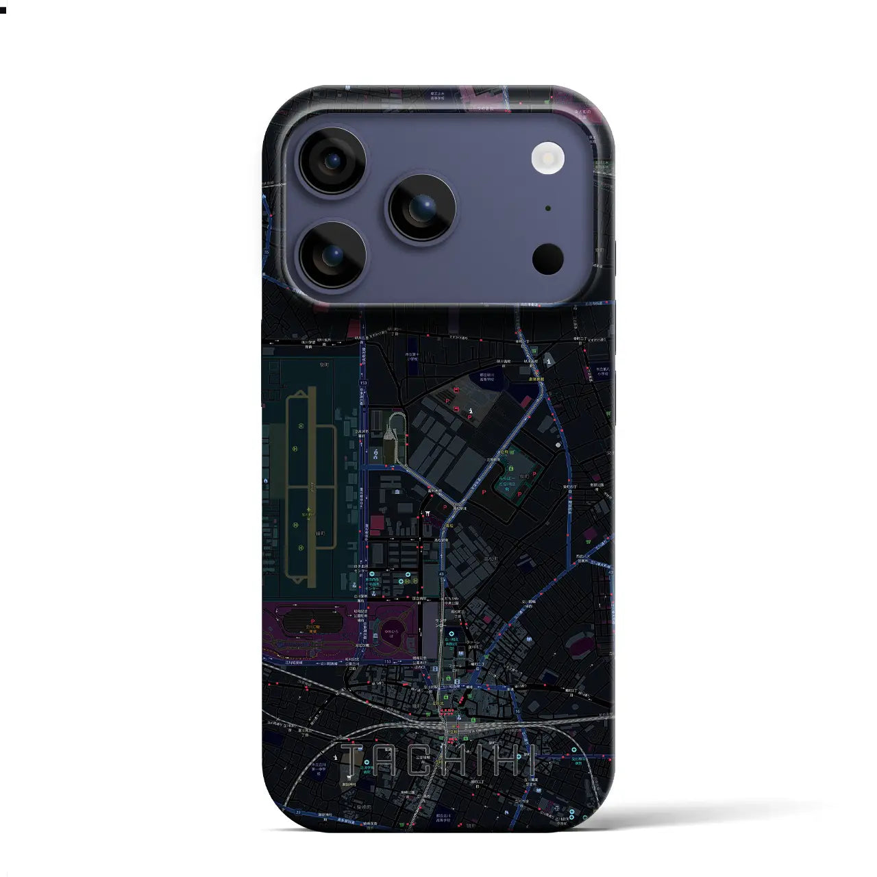 【立飛（東京都）】地図柄iPhoneケース（バックカバータイプ）