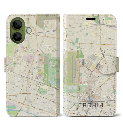 【立飛（東京都）】地図柄iPhoneケース（手帳タイプ）