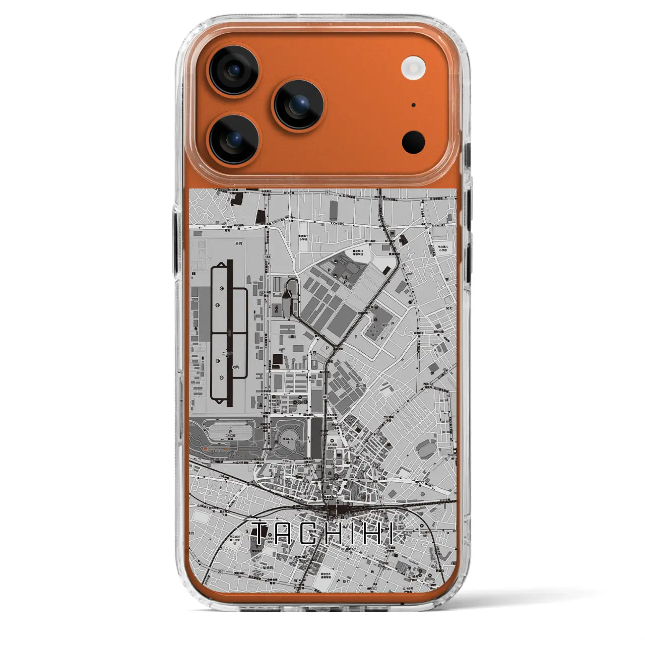 【立飛（東京都）】地図柄iPhoneケース（MagSafeタイプ）