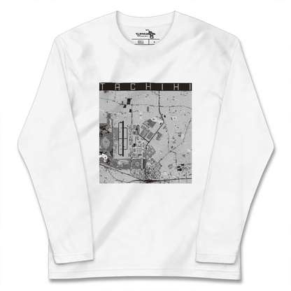 【立飛（東京都）】地図柄ロングスリーブTシャツ