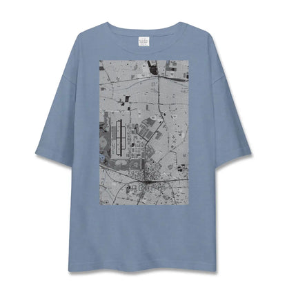 【立飛（東京都）】地図柄ビッグシルエットTシャツ