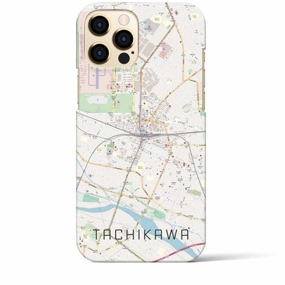 【立川（東京都）】地図柄iPhoneケース（バックカバータイプ）