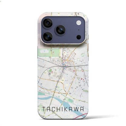 【立川（東京都）】地図柄iPhoneケース（バックカバータイプ）