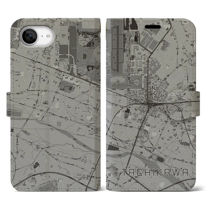 【立川（東京都）】地図柄iPhoneケース（手帳タイプ）