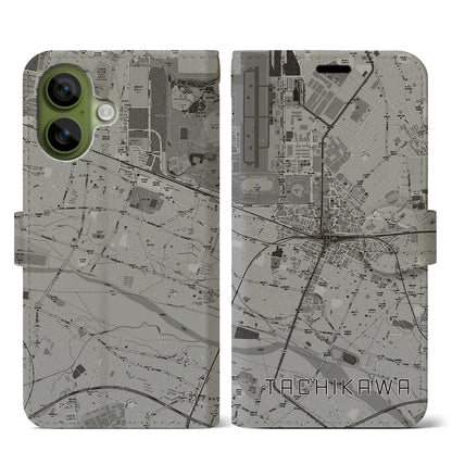 【立川（東京都）】地図柄iPhoneケース（手帳タイプ）