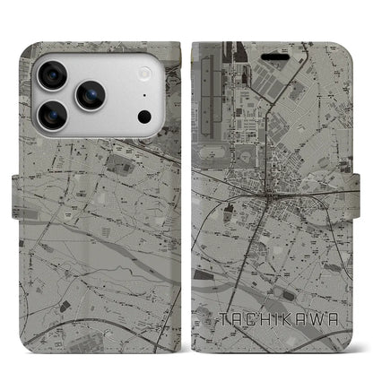 【立川（東京都）】地図柄iPhoneケース（手帳タイプ）