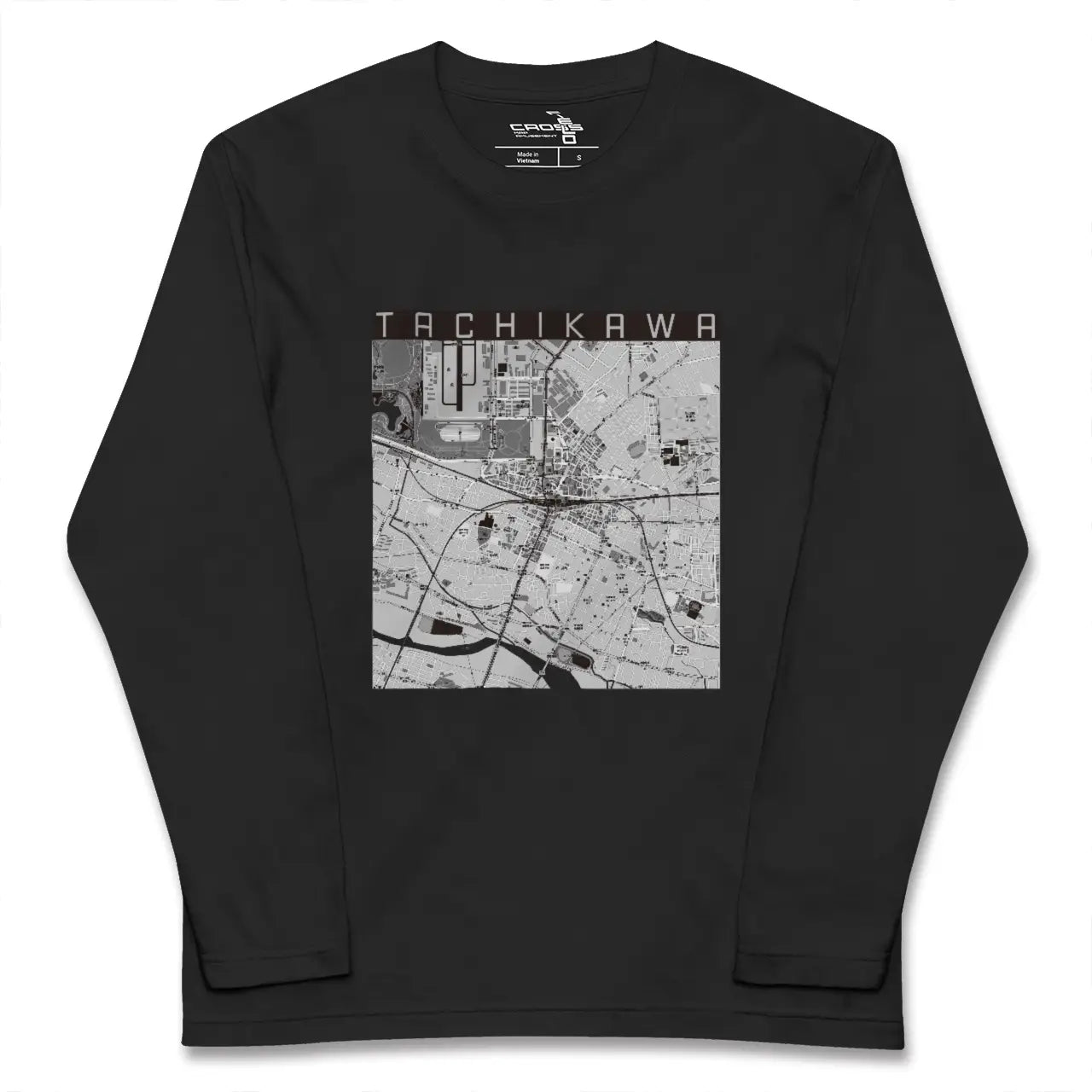 【立川（東京都）】地図柄ロングスリーブTシャツ