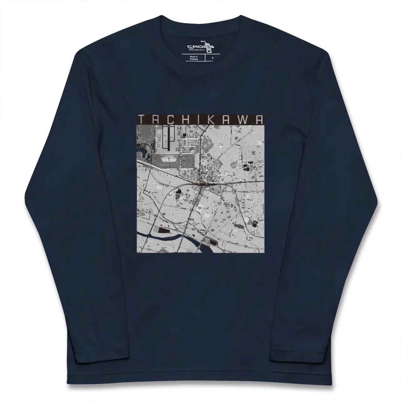 【立川（東京都）】地図柄ロングスリーブTシャツ