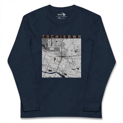 【立川（東京都）】地図柄ロングスリーブTシャツ