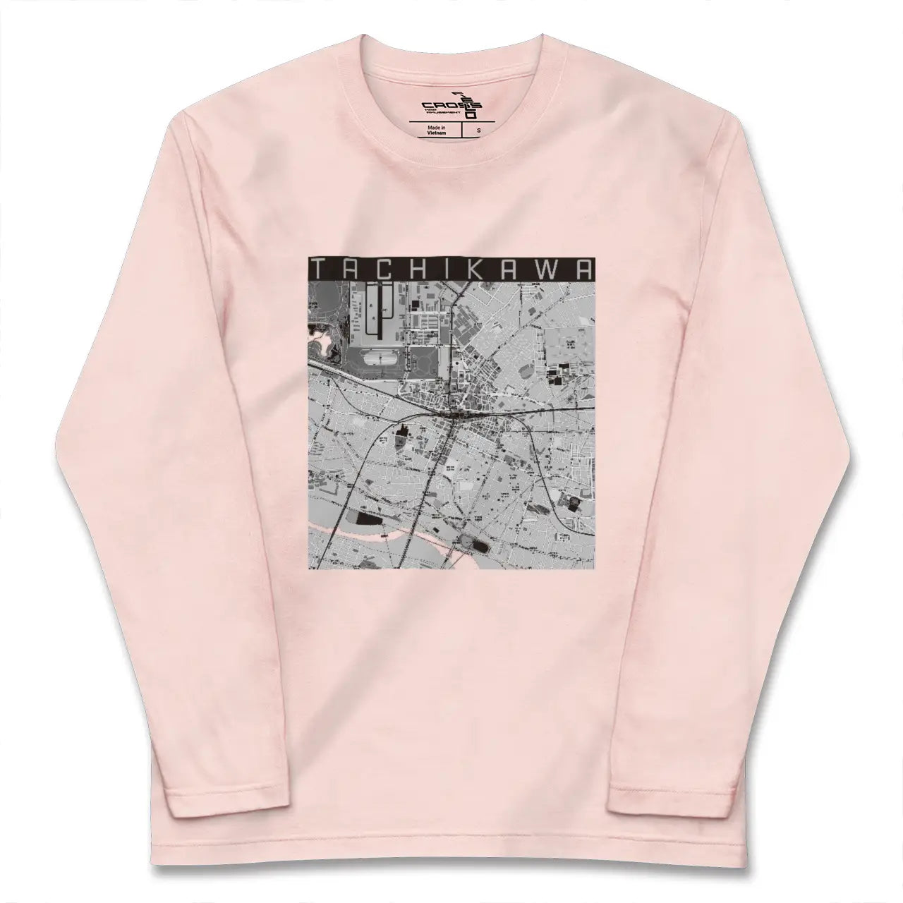 【立川（東京都）】地図柄ロングスリーブTシャツ