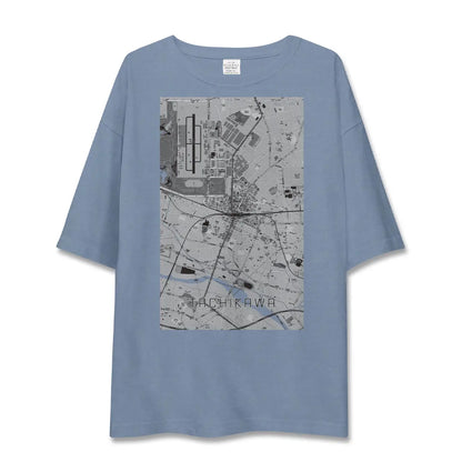 【立川（東京都）】地図柄ビッグシルエットTシャツ