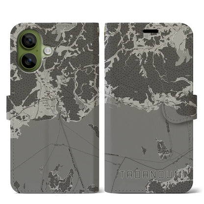 【忠海（広島県）】地図柄iPhoneケース（手帳タイプ）