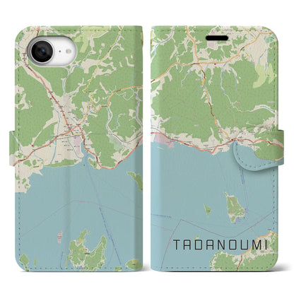 【忠海（広島県）】地図柄iPhoneケース（手帳タイプ）
