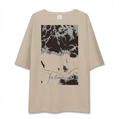 【忠海（広島県）】地図柄ビッグシルエットTシャツ