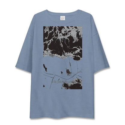 【忠海（広島県）】地図柄ビッグシルエットTシャツ