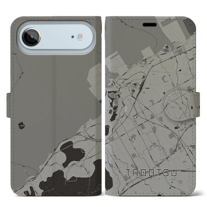 【多度津（香川県）】地図柄iPhoneケース（手帳タイプ）