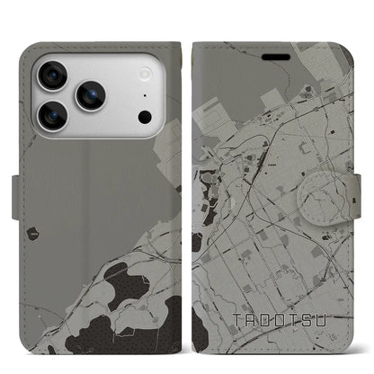 【多度津（香川県）】地図柄iPhoneケース（手帳タイプ）