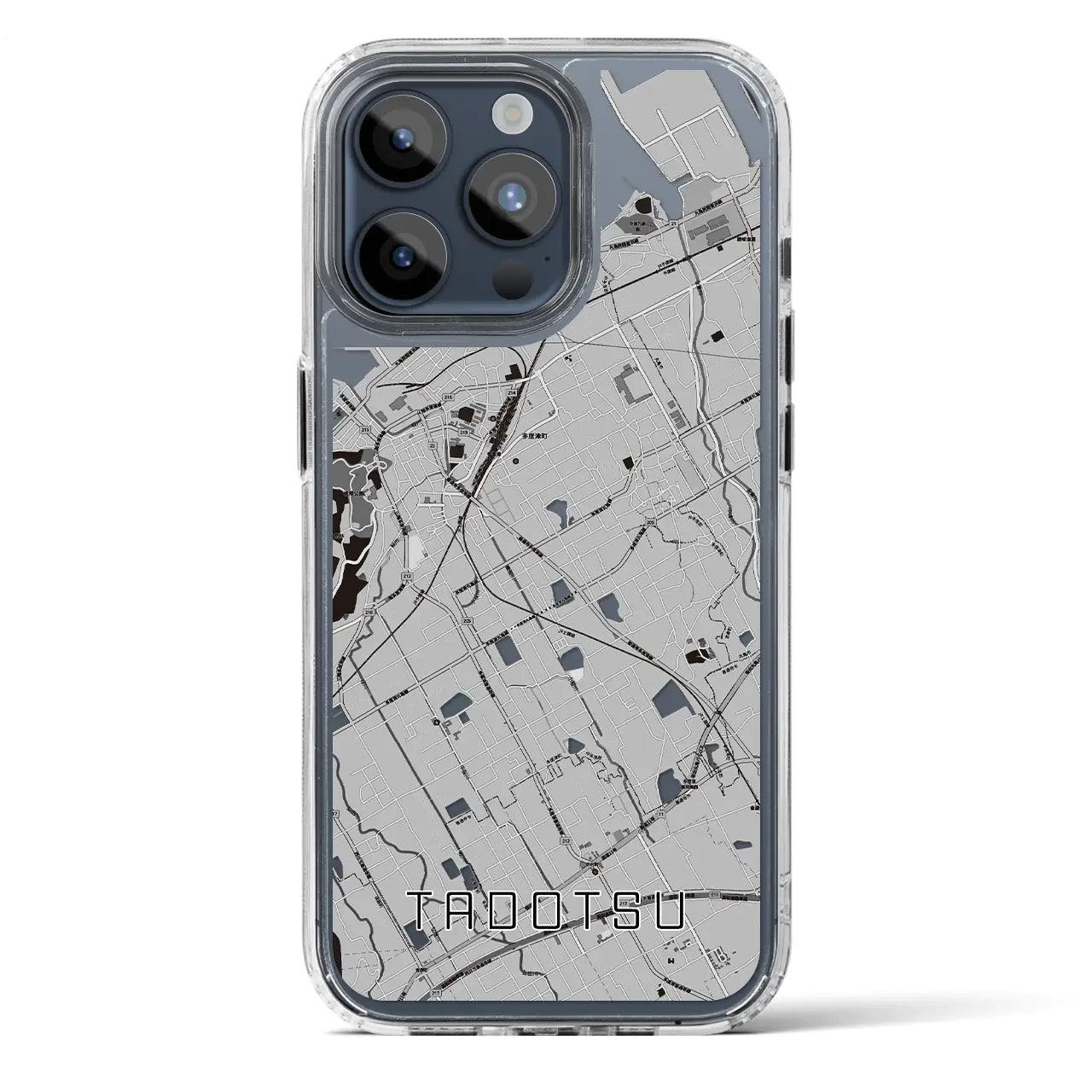 【多度津（香川県）】地図柄iPhoneケース（MagSafeタイプ）