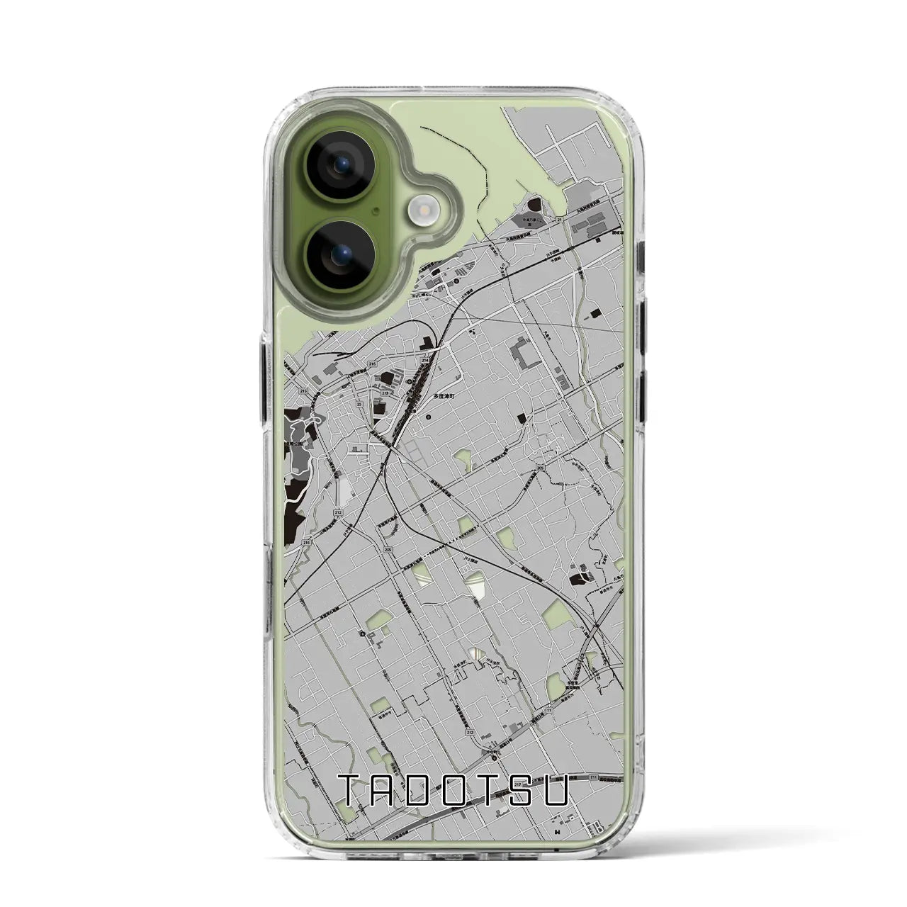 【多度津（香川県）】地図柄iPhoneケース（MagSafeタイプ）