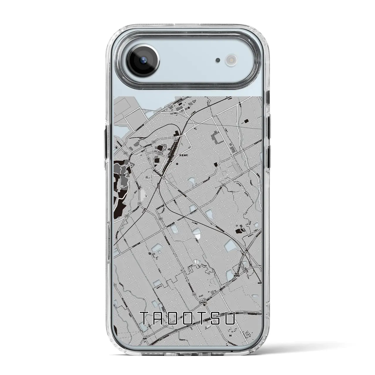 【多度津（香川県）】地図柄iPhoneケース（MagSafeタイプ）