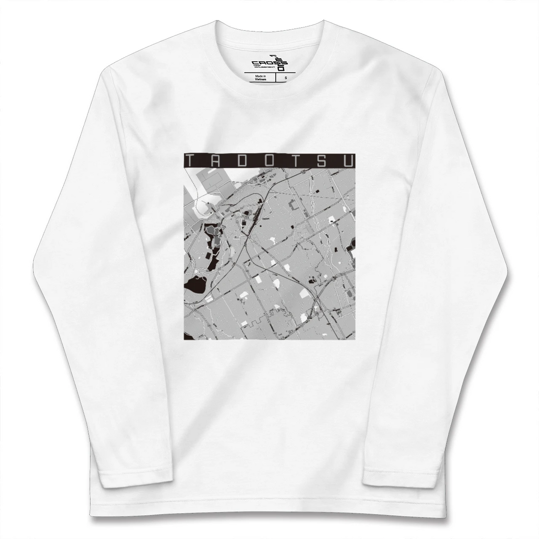 【多度津（香川県）】地図柄ロングスリーブTシャツ