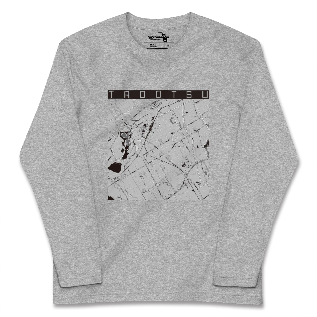 【多度津（香川県）】地図柄ロングスリーブTシャツ