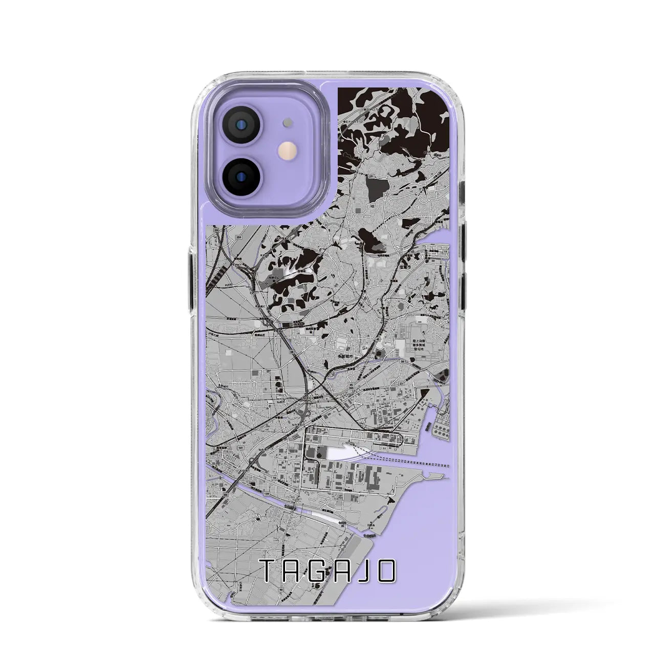 【多賀城（宮城県）】地図柄iPhoneケース（MagSafeタイプ）