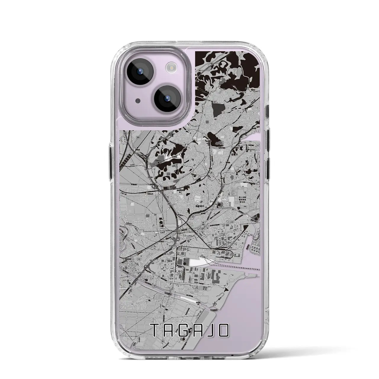 【多賀城（宮城県）】地図柄iPhoneケース（MagSafeタイプ）