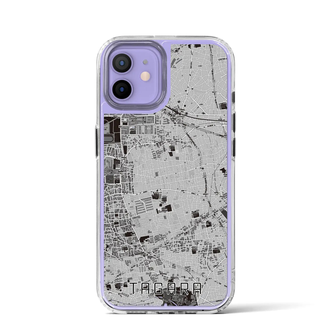 【田柄（東京都）】地図柄iPhoneケース（MagSafeタイプ）