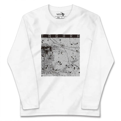 【田柄（東京都）】地図柄ロングスリーブTシャツ