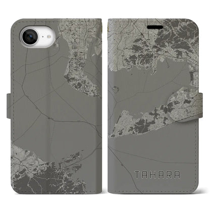 【田原（愛知県）】地図柄iPhoneケース（手帳タイプ）