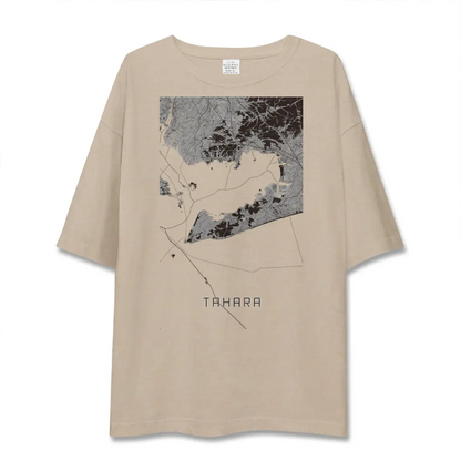 【田原（愛知県）】地図柄ビッグシルエットTシャツ