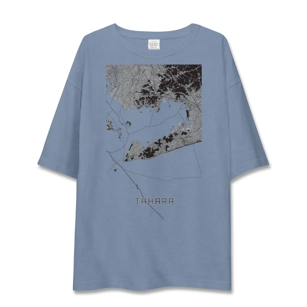 【田原（愛知県）】地図柄ビッグシルエットTシャツ