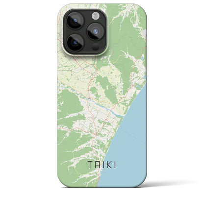 【大樹（北海道）】地図柄iPhoneケース（バックカバータイプ）