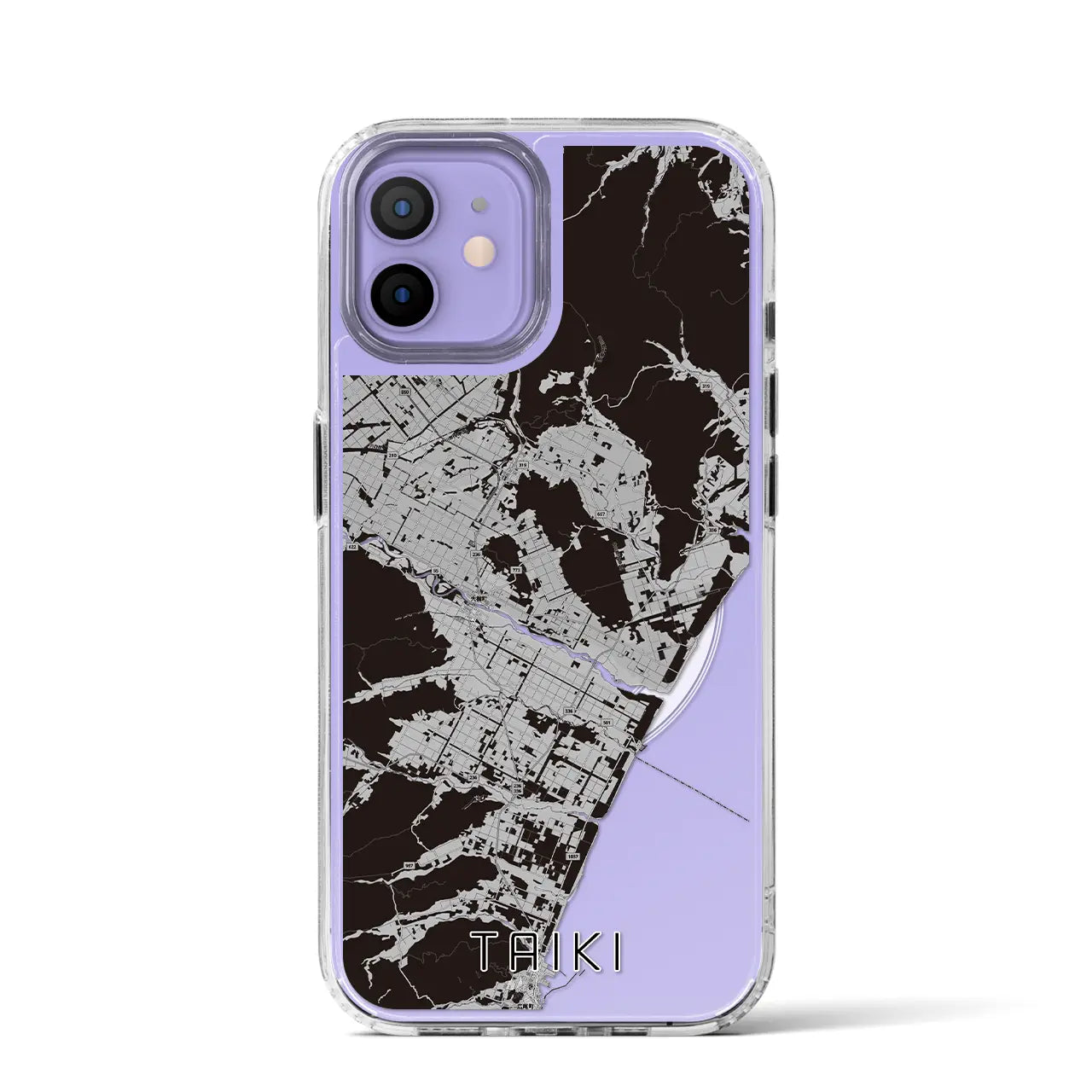 【大樹（北海道）】地図柄iPhoneケース（MagSafeタイプ）