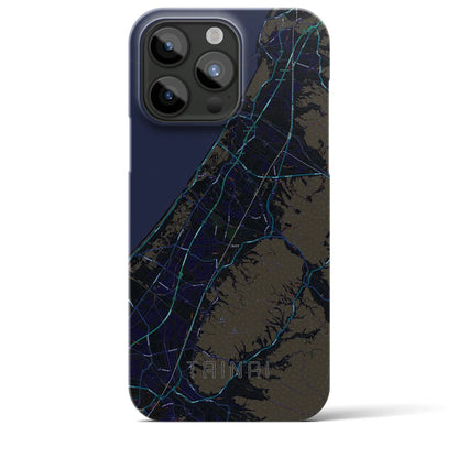 【胎内（新潟県）】地図柄iPhoneケース（バックカバータイプ）