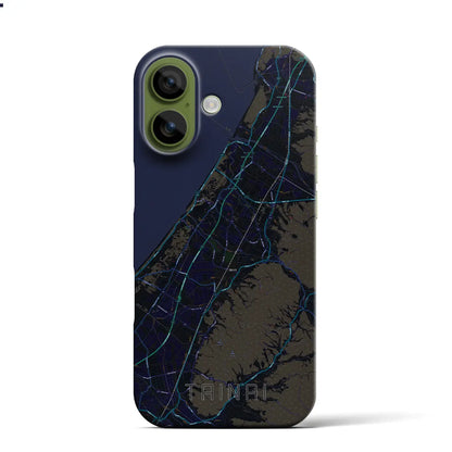 【胎内（新潟県）】地図柄iPhoneケース（バックカバータイプ）