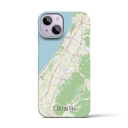 【胎内（新潟県）】地図柄iPhoneケース（バックカバータイプ）