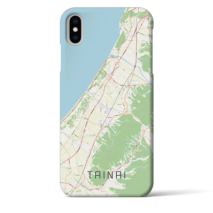 【胎内（新潟県）】地図柄iPhoneケース（バックカバータイプ）