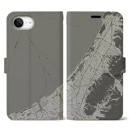 【胎内（新潟県）】地図柄iPhoneケース（手帳タイプ）