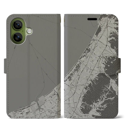 【胎内（新潟県）】地図柄iPhoneケース（手帳タイプ）