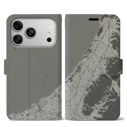 【胎内（新潟県）】地図柄iPhoneケース（手帳タイプ）