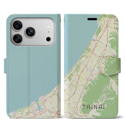 【胎内（新潟県）】地図柄iPhoneケース（手帳タイプ）