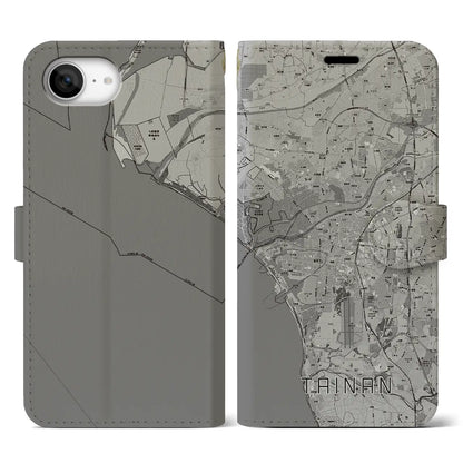 【台南（台湾）】地図柄iPhoneケース（手帳タイプ）