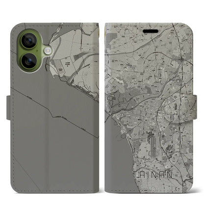 【台南（台湾）】地図柄iPhoneケース（手帳タイプ）